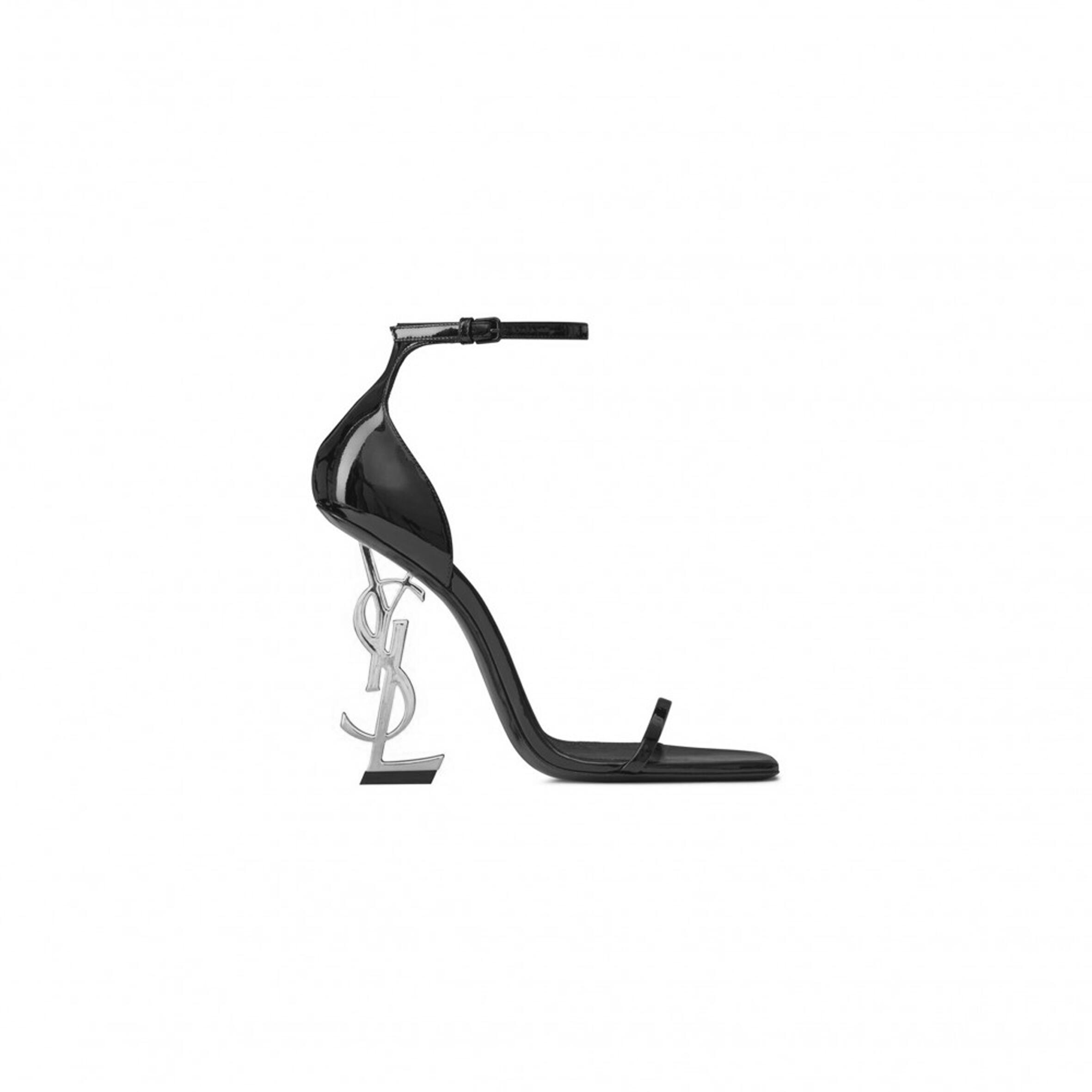 YSL OPYUM SANDALS IN PATENT LEATHER 557662